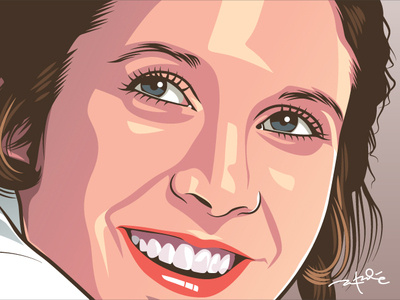 Princess Leia design empire illustration jedi leia lucasfilm sith star trek star wars vector