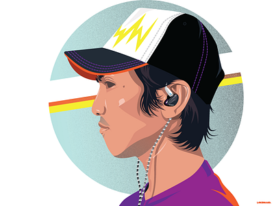 Self Portrait illustration vector