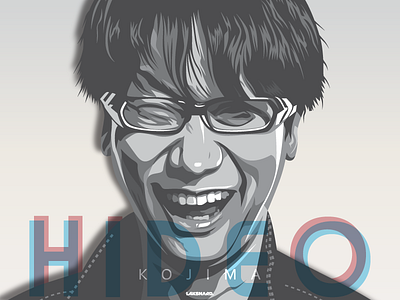 Hideo Kojima adobe illustrator game hideo hideo kojima illustration japan kojima konami metal gear solid mgsv nintendo playstation vector