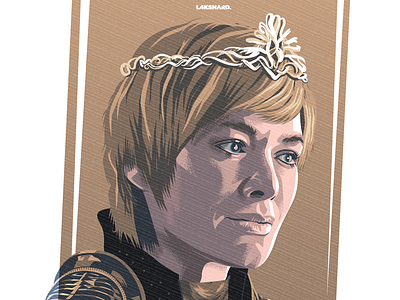 Cersei Lannister adobe illustrator cersei cersei lannister elephant game of thrones illustration lannister queen vector westeros