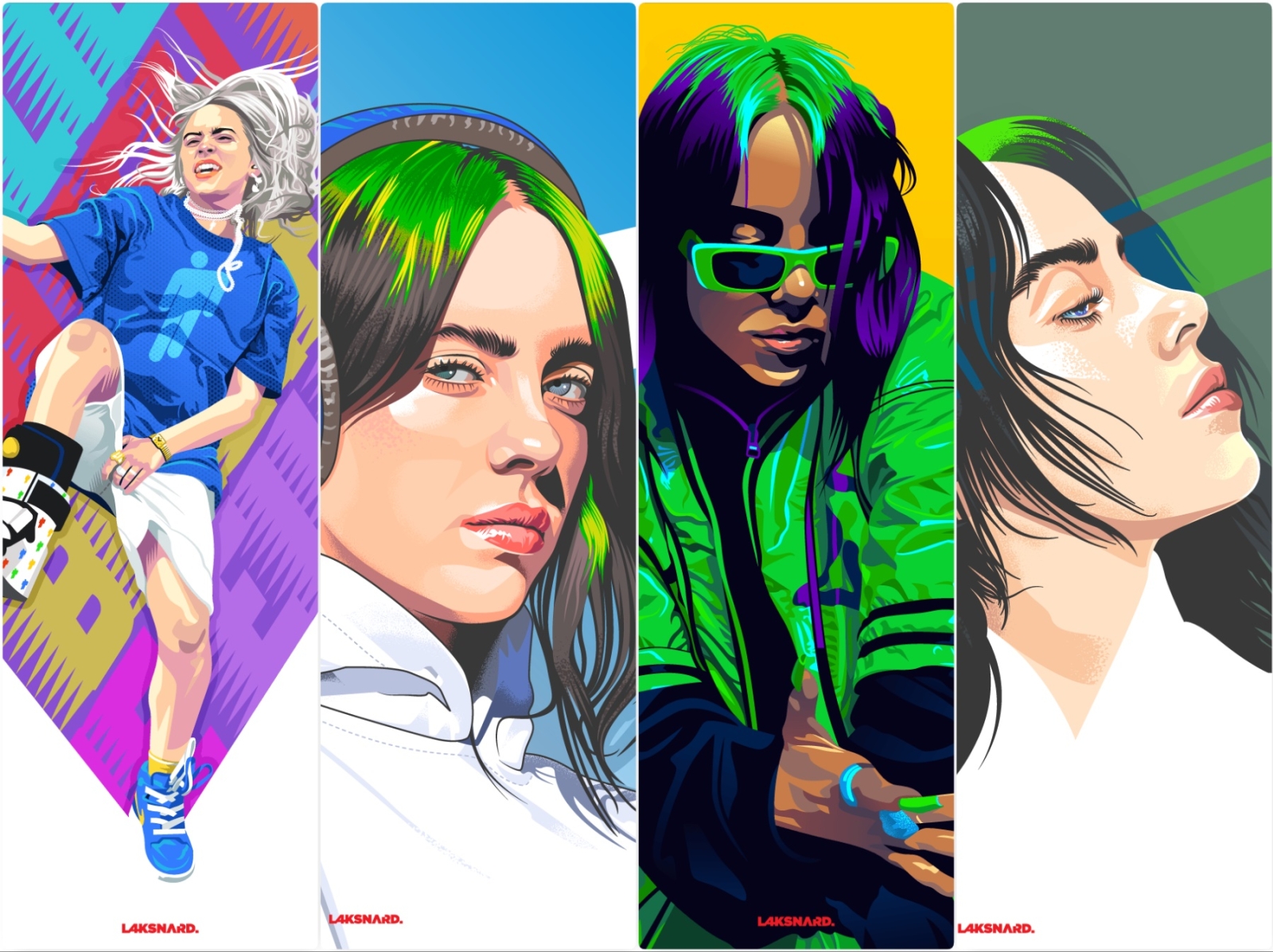 Billie Eilish by Laksana Ardie on Dribbble