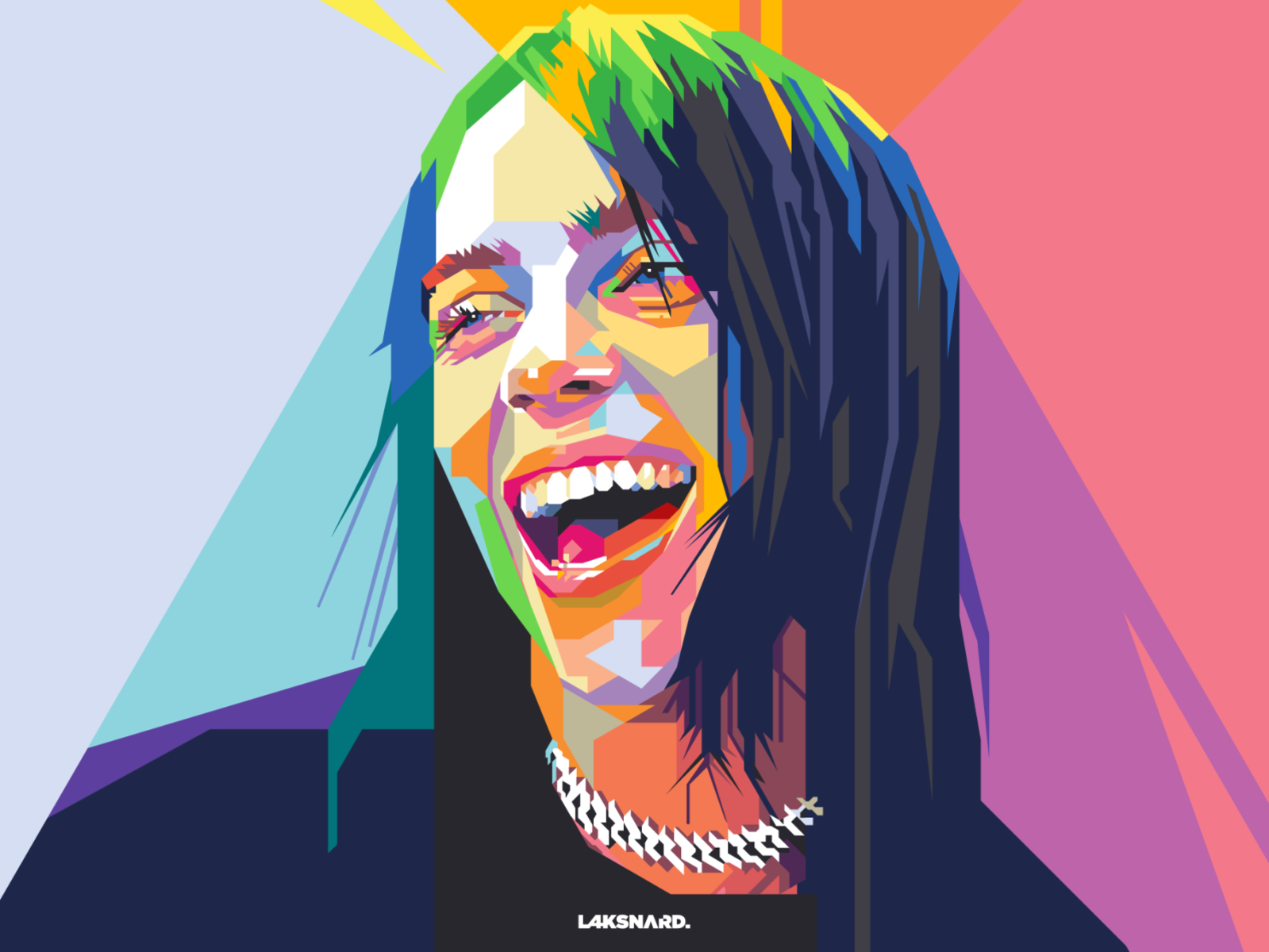 Details about   Billie Eilish Comic Icons Art Print Available In 4 Formats 