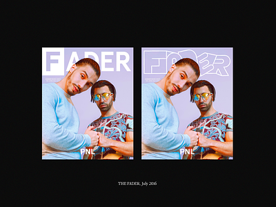 THE FADER cover