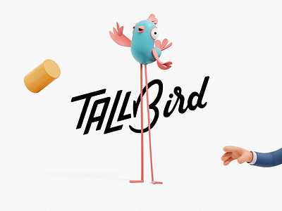 Tallbird brand branding concept design handmade handtype identity logo type typography