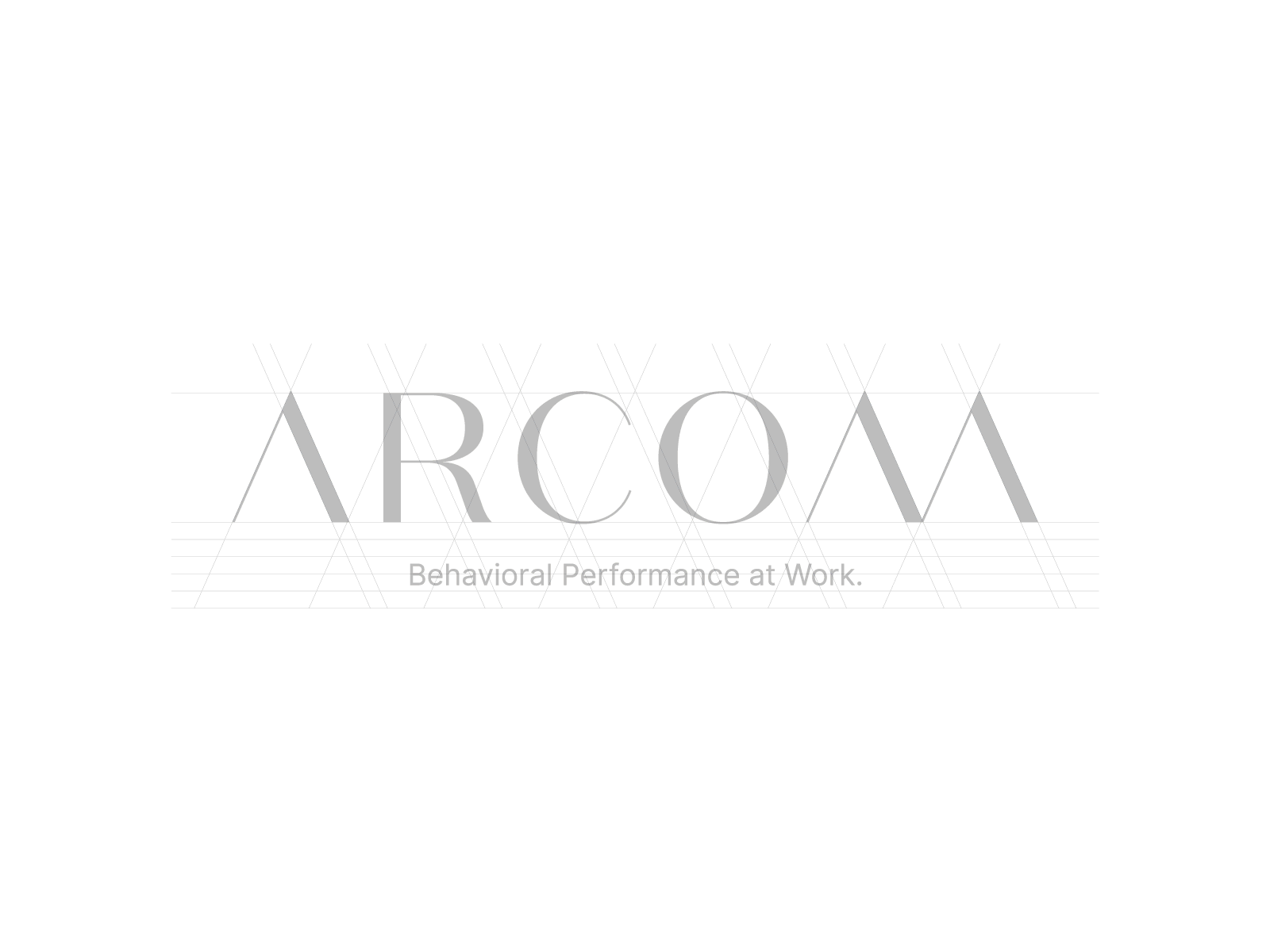 ARCOM identity brand branding concept design identity logo logotype new type typography