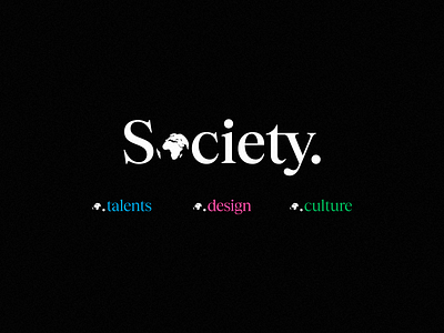 Society. brand branding concept design identity logo logotype new type typography
