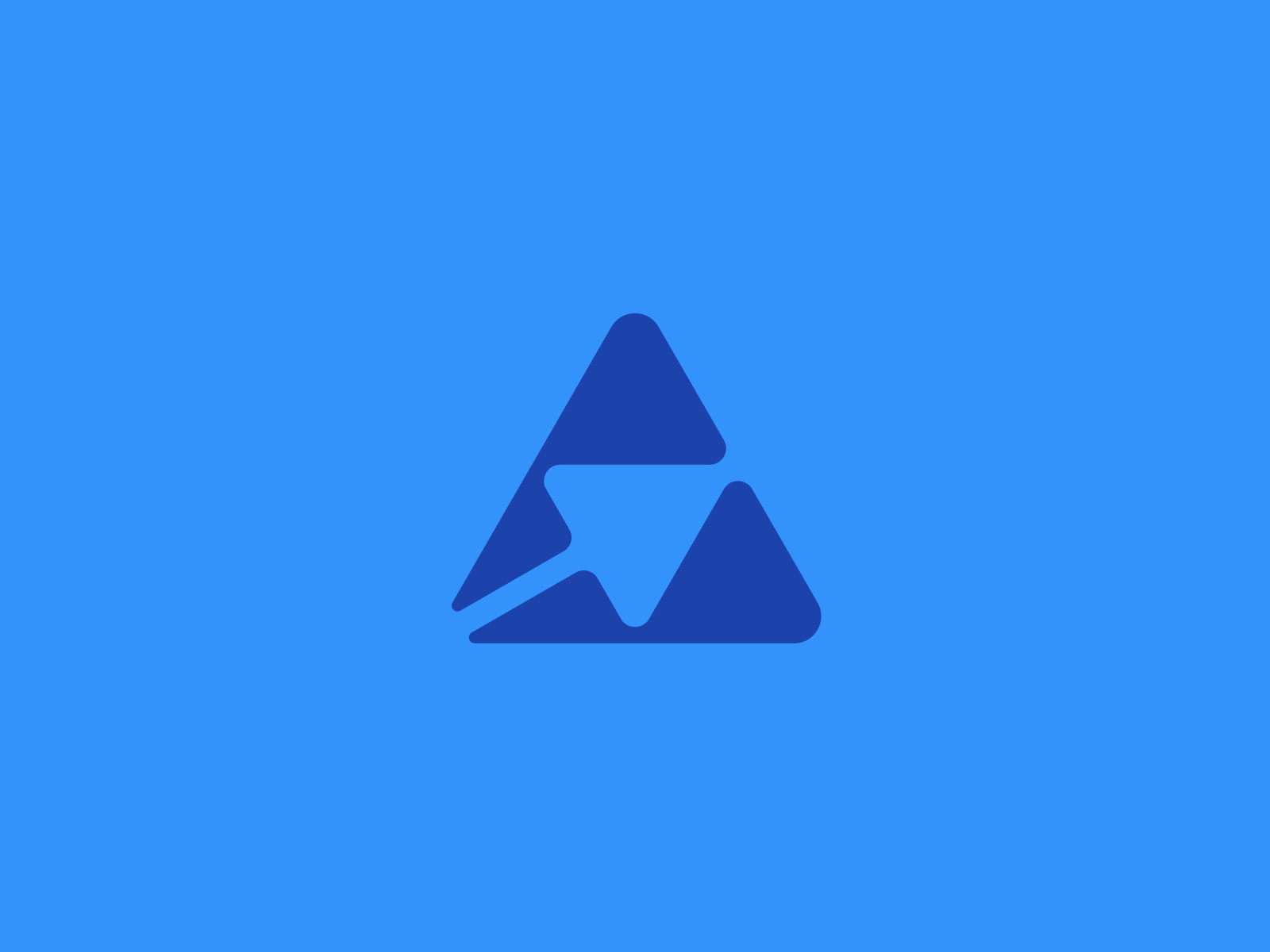 Triangle + arrow animation brand branding concept design identity logo logotype new