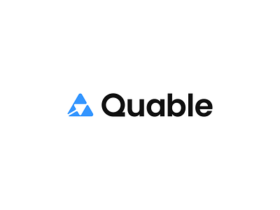 Quable identity branding concept design identity logo logotype type typography ui