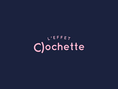 L'effet Clochette concept identity brand logo logotype mark nurse nursery typography