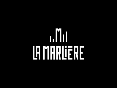 La Marlière logo logotype music type typography