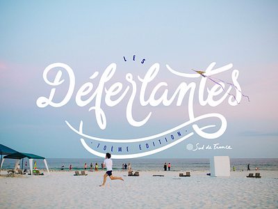 Les Déferlantes handlettering handtype identity lettering new type typography