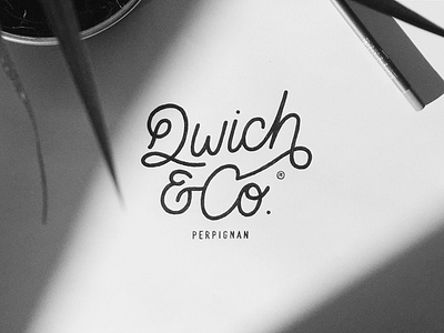 Dwich&Co. handlettering handtype identity lettering new type typography