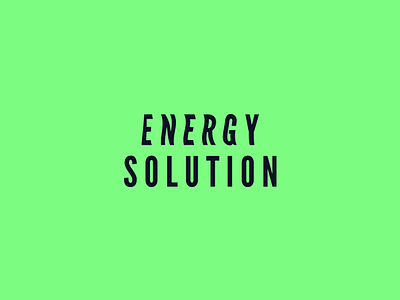 energysolution V2 identity logo logotype type typography