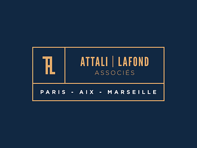 Attali & Lafond brand branding design graphic identity logo logotype