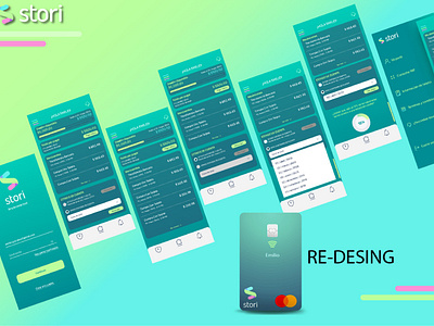 RE-DESIGN APP STORI CREDIT CARD part 01