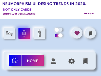 Trends 2020 UI design cards ui designer elements neumorphic trends 2020 uidesign uxui
