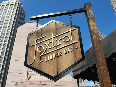 Foxtrot Liquor Bar atlanta branding collaboration custom type fabrication freelance graphic design hand drawn identity identity design illustration logo nightlife typography