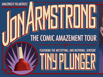 Jon Armstrong - The Comic Amazement Tour Lettering