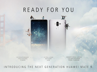 Huawei Campaign Key Visual (Concept Art) art direction campaign design concept art design
