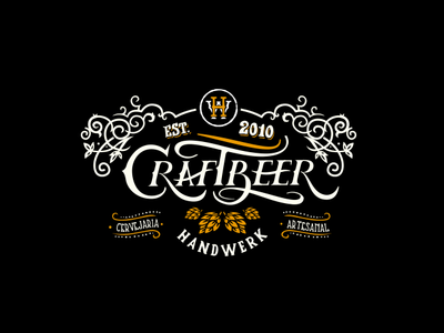 Craftbeer Handwerk Lettering beer brand craft craft beer design handmade illustration lettering