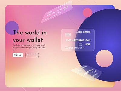 Credit card UI