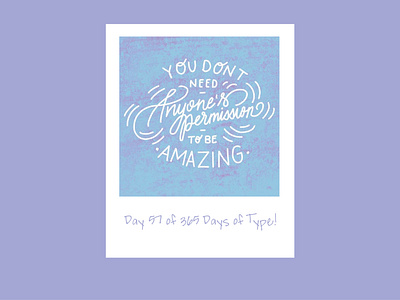 Day 57 of 365 Days of Type! 365 365daysoftype adobe creative suite adobecreativesuite design handlettered handlettering inspirational inspirational quote ipad ipad pro letterform motivational motivational quotes procreate type typedesign typedesigner typography vector
