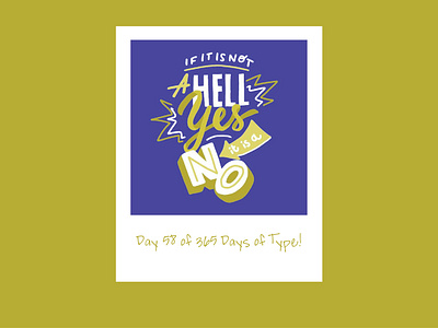 Day 58 of 365 Days of Type!