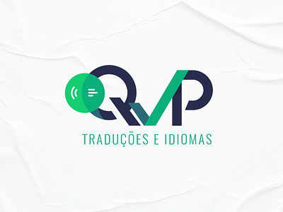 QVP Traduções e Idiomas | Logo Designer branding design graphic design logo vector