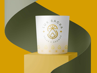 Lux Sacra | Brand Identity Design branding candle design graphic design logo typography vector velas