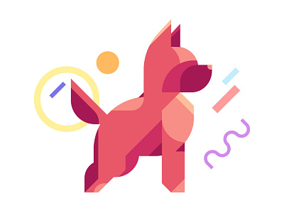 Dog training school | icon dogs icon illustration vector