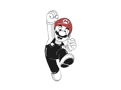 Mario illustration mario nintendo vector