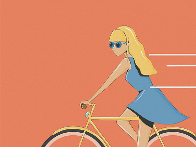 Bike bike illustration