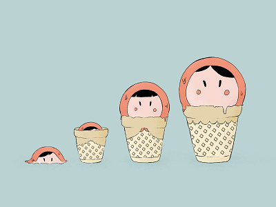 Ice cream matryoshka