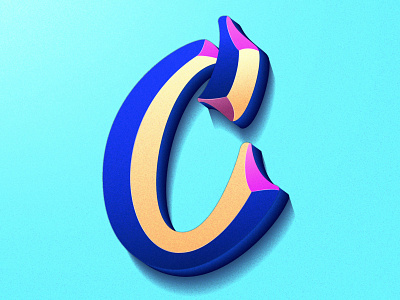 Day 03: Letter C 36daysoftype illustration letter lettering lettering artist lettermark texture type typedesign typography