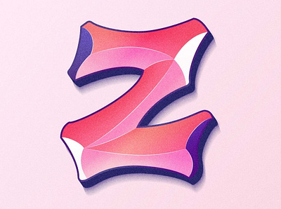 Letter Z - 36 days of type 36daysoftype colorful design illustration lettering lettering artist logo typography