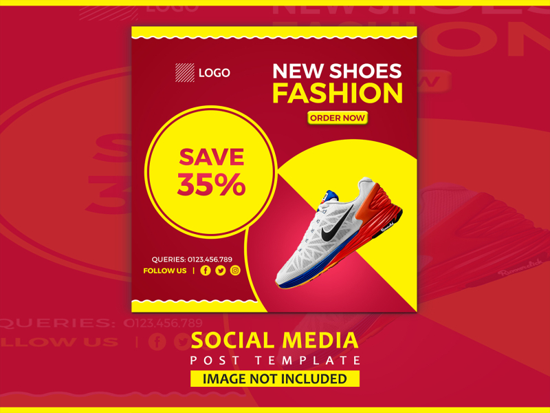 Social Media Shoes Banner by Sujan Dhali on Dribbble