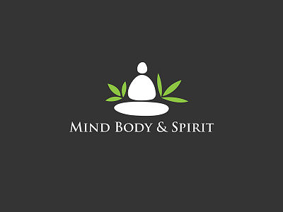 Mind Body & Spirit branding logo mind body spirit spa spiritual logo wellness brand