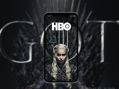 HBO | App app art design film game of thrones interaction mobile movie tv show ui ux