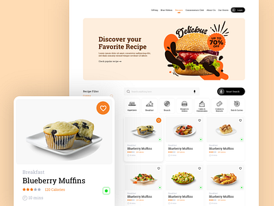 Ui Ux Experience Design for a gourmet food store