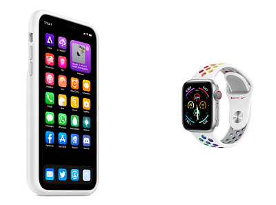 Full Pride Setup apple ios iphone mockup watch
