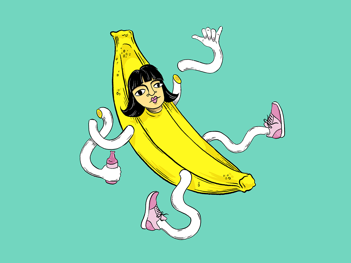 Banana Girl by Amaía Garcia on Dribbble