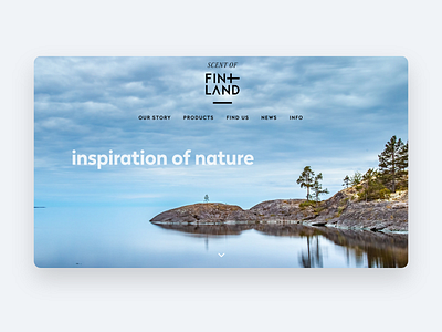Scent of Finland design typography ux web webdesign