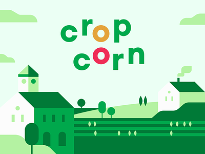 cropcorn illustrations branding design illustration logo typography ui ux vector web webdesign