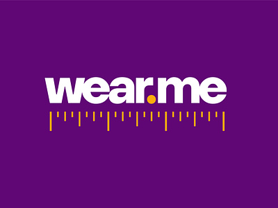 Wear.me branding logo typography web webdesign