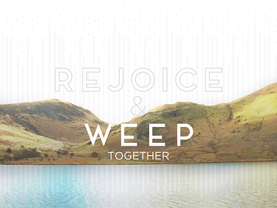 Rejoice and Weep design illustration typography versesproject