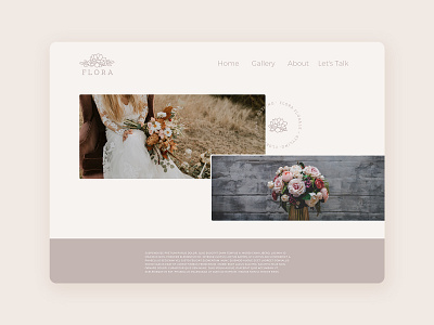 Wedding Florist Website