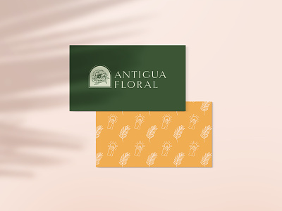 Antigua Floral - Brand Elements branding design flat floral hand drawn identity illustration linework logo minimal redesign vector wedding