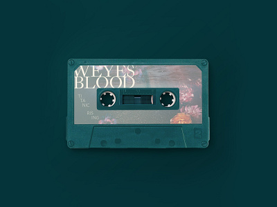 Weyes Blood - Titanic Rising - Cassette Design