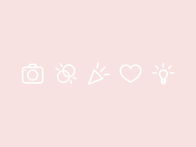 Insta Story Icons for a Wedding Planner engaged icon icons insta story planning social media wedding wedding planner