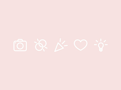 Insta Story Icons for a Wedding Planner